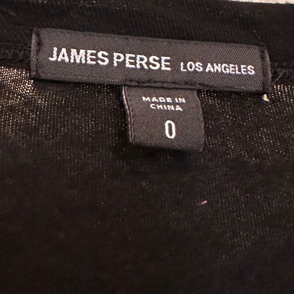 Sz 0 James Perse Long Sleeve Box Top - Picture 2 of 6